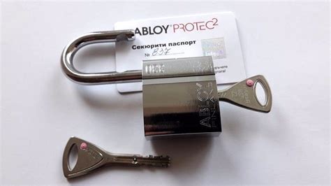 Abloy Protec2 PL 330 Padlock With 2 Keys And ID Card | eBay