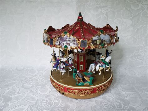 Mr Christmas The Carousel Millennium Edition Music Box – SOLD – Aunt Gladys' Attic