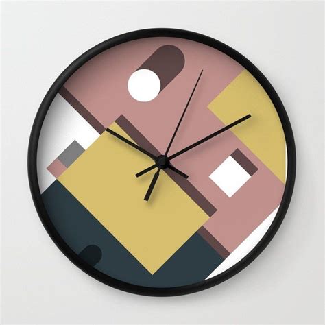 Pin by Millicent T on Society6 Collection | Shadow wall, Wall clock, Clock