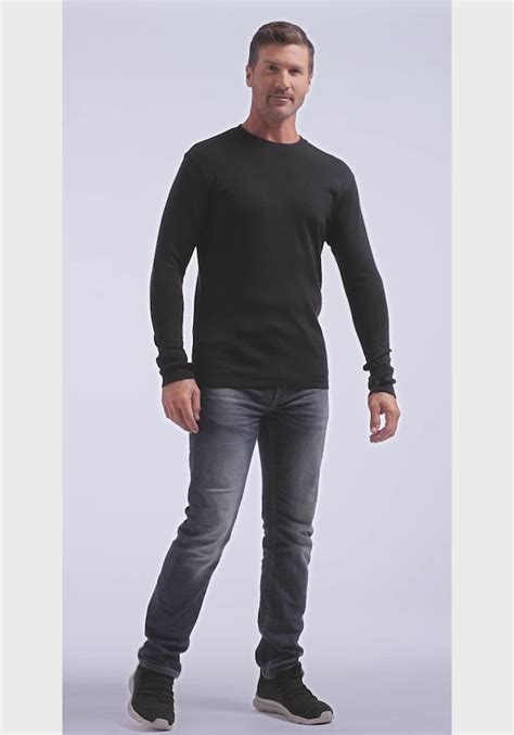 Heavyweight Mens Merino Wool Base Layer Top - Woolx Glacier