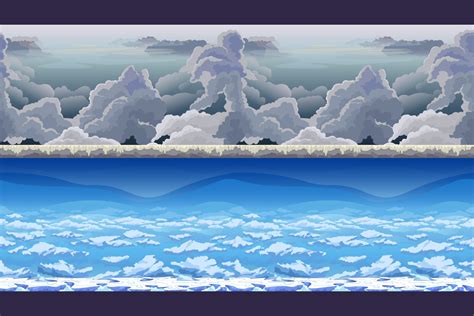 Sky 2D Game Backgrounds - CraftPix.net