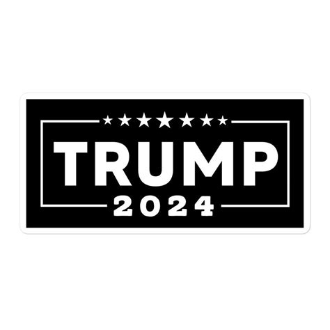 Trump 2024 Sticker Trump 2024 Decal Trump 2024 Bumper | Etsy