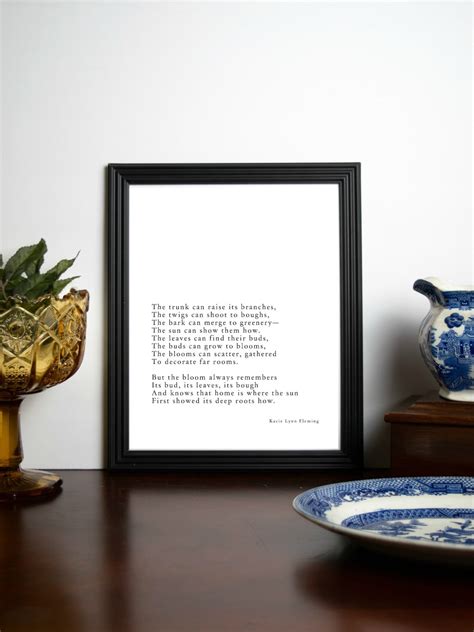 ROOTS Poem Print, Poetry About Family and Remembering Where You Came ...