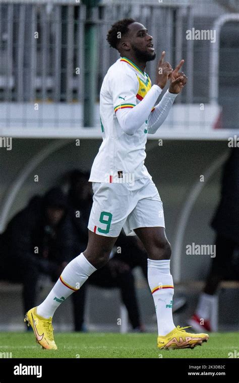 ORLEANS, FRANCE - SEPTEMBER 24: Boulaye Dia of Senegal celebrates after ...