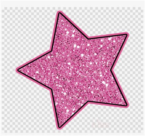 Pink Glitter Stars Clip Art | Images and Photos finder