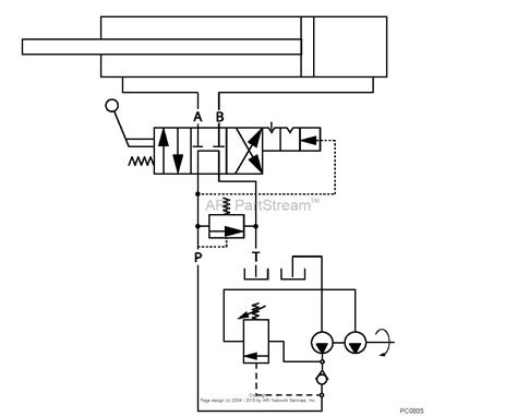 Ariens 917002 (007000 - 010999) 34-Ton Log Splitter Parts Diagram for Hydraulic Diagram