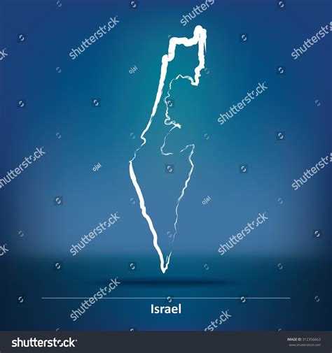 Israel Map Of Israel Vector Illustration Stock Vector - vrogue.co