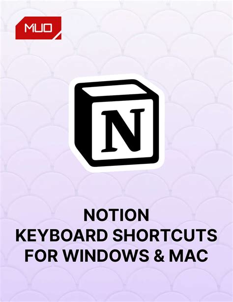 100+ Notion Keyboard Shortcuts for Windows and Mac Free Cheat Sheet