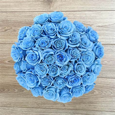 Serendipity Rose Bouquet Delivery | Sky-Blue Roses | Rosaholics