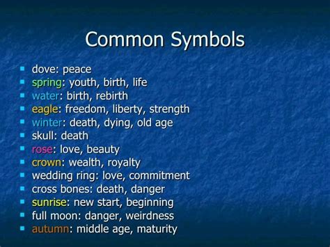 Common Examples Of Symbolism - BEST GAMES WALKTHROUGH