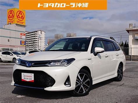 TOYOTA COROLLA FIELDER HYBRID G WxB | 2018 | PEARL M | 48066 km | details.- Japanese used cars ...