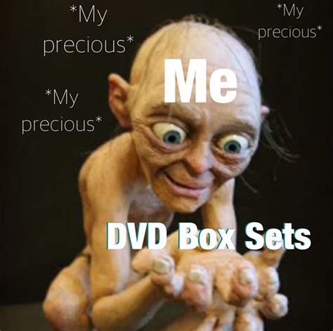 No Thoughts, Only *TV Static Noises* — [Image ID: A meme template of Gollum from Lord of...