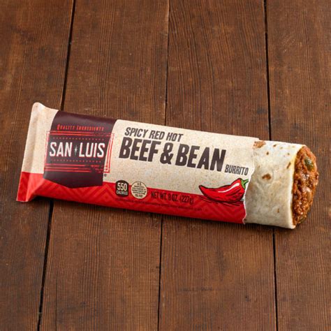 Spicy Red Hot Beef & Bean Burrito - E.A. Sween Company