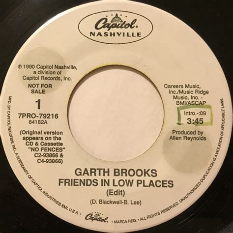 Garth Brooks - Friends In Low Places (1990, Vinyl) | Discogs