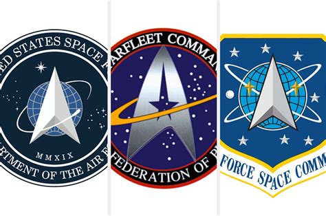 US Space Force Logo Appears To Rip Off Star Trek's Starfleet Logo