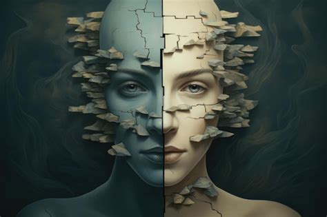 Premium AI Image | Bipolar disorder art