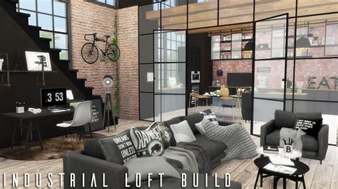 The Sims 4: Industrial Loft + CC LINKS