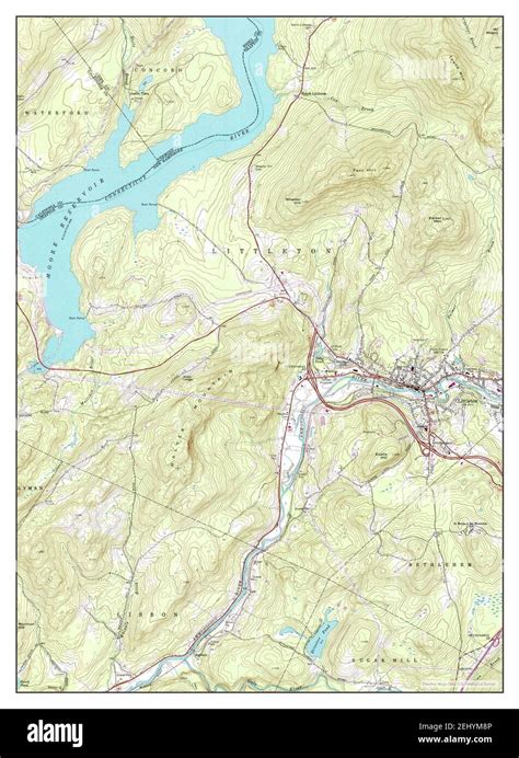 Littleton, New Hampshire, map 1971, 1:24000, United States of America ...