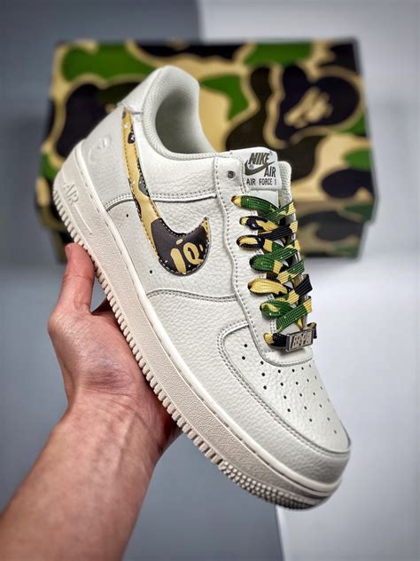 Bape x Nike Air Force 1 Low White For Sale – Sneaker Hello