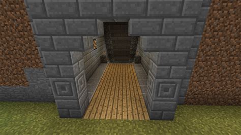 Minecraft Underground House Entrance