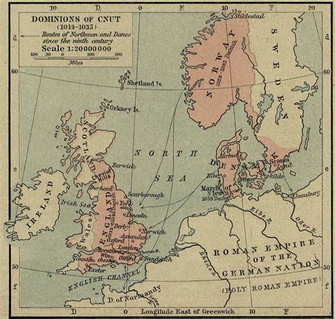 Cnut the Great as King of England (1016-1035) | Short history website