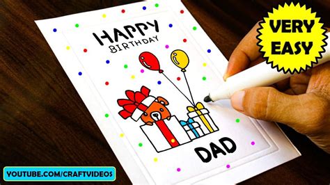 Let's make Birthday Card for father. This birthday card for father easy and simple hence anyone ...