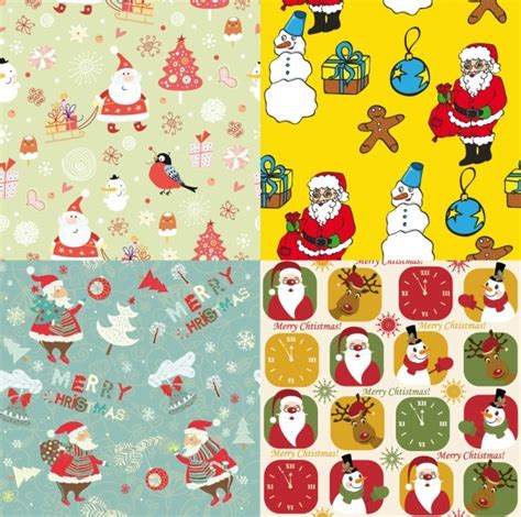 Cute santa claus wallpaper vector Free vector in Encapsulated ...