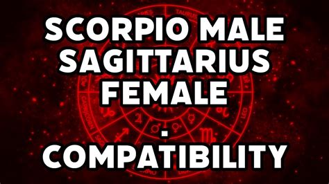 Scorpio Male and Sagittarius Female Compatibility - YouTube