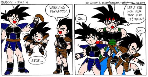 Bardock and Sons 4 by hirokada on DeviantArt