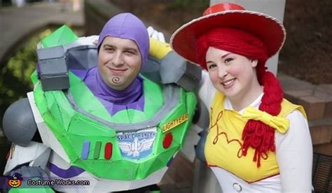 Buzz Lightyear and Jessie - Couples Homemade Halloween Costume | Easy ...