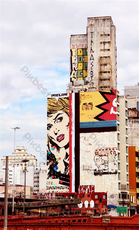 Graffiti Art At Building Photo | JPG Free Download - Pikbest