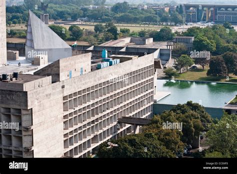 Assembly building, Capitol Complex, by Le Corbusier, Chandigarh, India ...