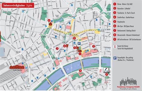 Frankfurt Tourist Map - Frankfurt Germany • mappery | Tourist map, Frankfurt, Map