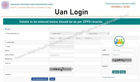 UAN Login Employee Signin Process at unifiedportal-mem.epfindia.gov.in