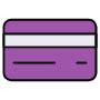 Free Purple Credit Card SVG, PNG Icon, Symbol. Download Image.