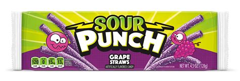 Sour Straws Candy - Sour Punch