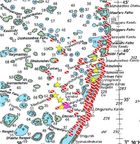 North Ari atoll map