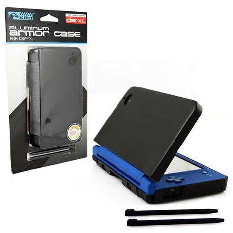 Nintendo DSI XL Black Aluminum Armor Case&Dual Stylus Set | Nintendo ...