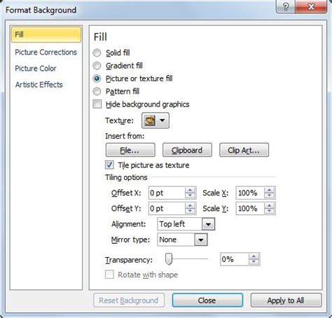 How to change PowerPoint background?