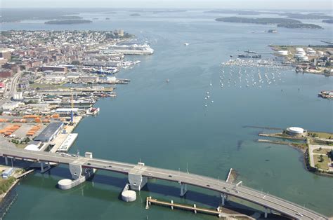 South Portland Harbor in South Portland, ME, United States - harbor ...