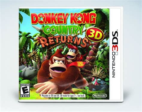 Donkey Kong Country Returns 3D boxart