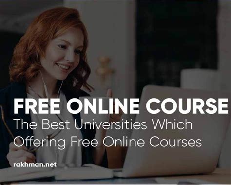 The Best Universities Offering Online Courses