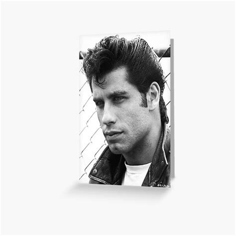 "John travolta grease" Greeting Card for Sale by robadict | Redbubble