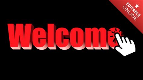 Welcome | Text Effect Generator