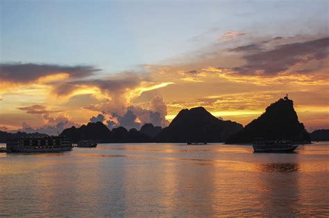 Halong Bay is a nature haven in Vietnam, where travellers can jump aboard a wooden boat and ...