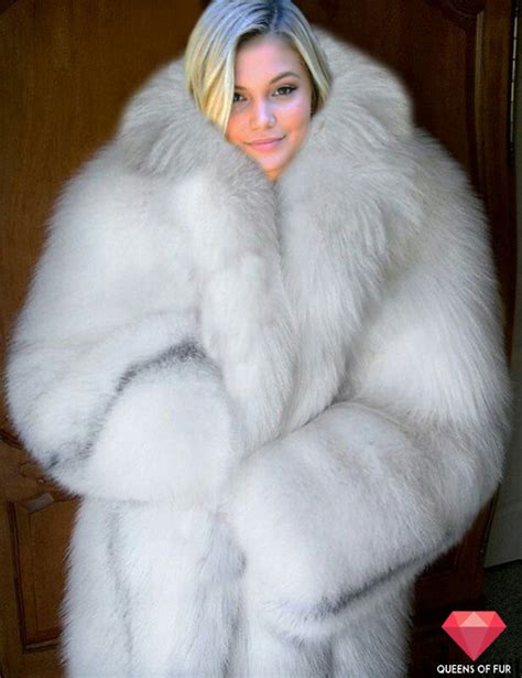 Olivia Holt in white fox fur coat by Queens-Of-Fur on DeviantArt