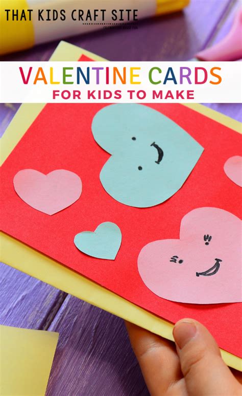 Valentines Cards for Kids {Preschool to Tween} - That Kids' Craft Site | Valentines cards ...