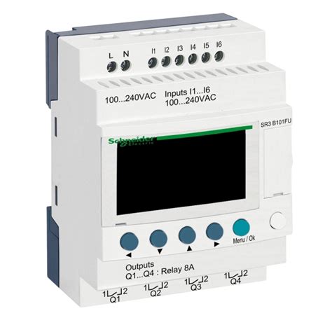 Jual Schneider - Smart Relay Tipe Modular Dengan Display SR3B101FU | ATS Official