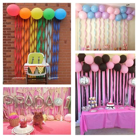 25m Crepe Paper Streamers Party Decorations Wedding Birthday Rolls 6 COLOR Choose -in Party DIY ...