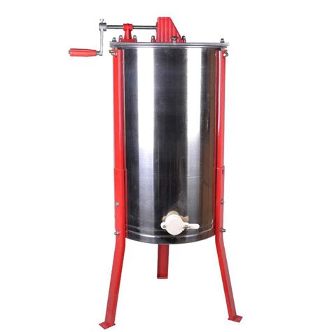 Farm & Ranch Stainless Steel Manual 2 Frames Bee Honey Extractor Honey Centrifuge for Beekeeper ...